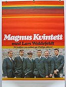 Magnus Kvintett Philips 1968 poster Lars Waldefeldt Find more: Concert poster Find more: Dansband Rock and pop