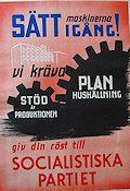 Socialistiska partiet 1940 poster Politics