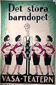 Vasateatern Det stora barndopet 1925 poster Find more: Revy