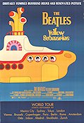 Yellow Submarine 1968 movie poster Beatles Paul McCartney George Dunning Ships and navy Rock and pop Animation