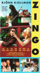 Zingo 1998 movie poster Björn Kjellman Helena af Sandberg Thomas Hellberg Christjan Wegner Smoking Cars and racing
