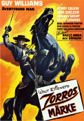 The Sign of Zorro 1958 poster Guy Williams Lewis R Foster